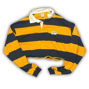 Bdg Cropped Collared Striped Top